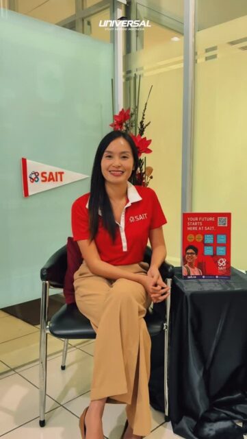 Meet Southern Alberta Institute of Technology (SAIT), an award-winning campus with more than 100 years of experience!

✅ Practical curriculum
✅ Award-winning study programs
✅ Excellent facilities (the only institution in Alberta with airport campus!)
✅ Strong relations with 11,000 industry partners
✅ Scholarships for International Students
✅ PGWP-aligned programs available - continue to work in Canada after graduation

For more info, contact @universalstudyabroad.id or chat 0851-0000-8130 😊

#SAIT #StudyinCanada #StudyAbroad #beasiswaluarnegeri #kuliahluarnegeri