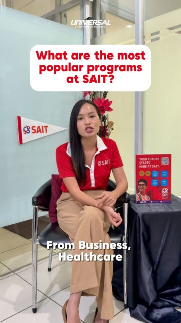 Let's study at the Southern Alberta Institute of Technology (SAIT), Canada 🇨🇦
An award-winning institution with over 100 years of excellence in applied education!

Why choose SAIT?
✅ Industry-focused, practical curriculum
✅ Award-winning programs (Rank #1 for Hospitality and Tourism, and Rank #2 for Business)
✅ Outstanding facilities (the only institution in Alberta who has an airport campus!)
✅ Strong connections with 11,000+ industry partners
✅ Scholarships available for international students
✅ PGWP-aligned programs – opportunity to work in Canada after graduation

Ready to start your journey in Canada? For more information, contact @universalstudyabroad.id or chat 0851-0000-8130 😊

#SAIT #StudyInCanada #StudyAbroad #BeasiswaLuarNegeri #KuliahLuarNegeri